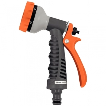HIDROPISTOLA PLASTICA C/ 6 TIPOS DE JATO TRAMONTINA P/ENGATE