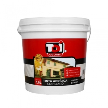 TINTA LATEX ACRILICA STANDARD 1-TOI RESIST BCO 3,6 LT GALAO