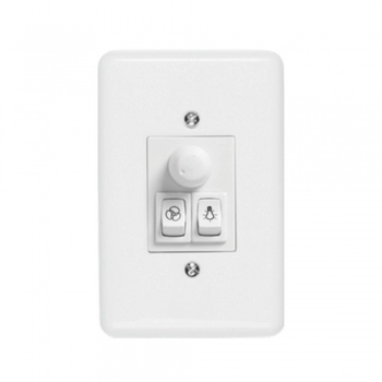 CJ ILUMI INTER SIMPLES+VENTILADOR C/CONTROLE DE VELOCIDADE BIVOLT STYLUS REF 2567