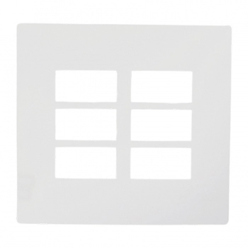 PLACA ILUMI 4X4 6 MODULO C/SUPORTE I9 REF 97090