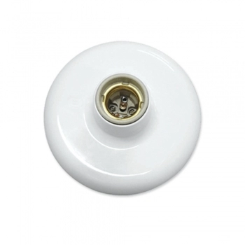 PLAFON ILUMI 100W 250V BCO C/RECEPT REF 180931