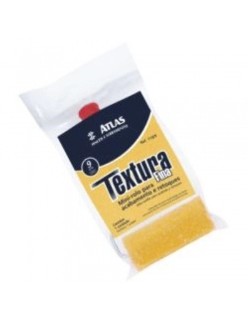 Rolo Atlas Textura Fina 09cm 110/9 Com Cabo