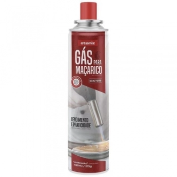 GAS P/ MACARICO ETANIZ 400ML/215G REF 48124