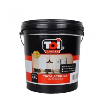 TINTA LATEX 1-TOI ACRILICA INTERIOR BCO 3,6 LT GALAO REF 200000000611