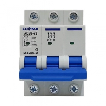 DISJUNTOR LUKMA (26) DIN TRIP 25A C REF 34027.