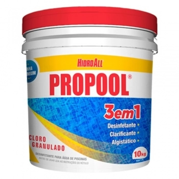 CLORO GRANULADO PROPOOL 3 EM 1 10KG HIDROALL