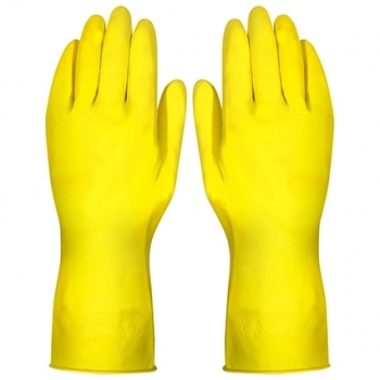 LUVA PLASTCOR LATEX FLOCADA AM TAM 10 G.