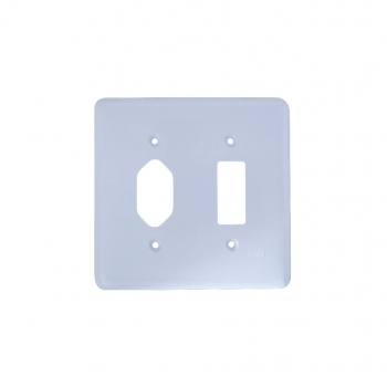 PLACA 4X4 1 TOMADA + 1 INTER STYLUS REF 249F1