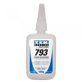 COLA INSTANTANEA TEKBOND 793 C/BICO ANTIENTUPIMENTO 100G REF 69957326770