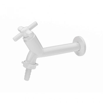 TORNEIRA HERC TANQUE/PIA SICILIA 15CM 1/2 BCO C/BICO REF 1000000723