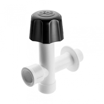 REGISTRO HERC 1/2\" MAQ DE LAVAR BCO/PTO REF 240