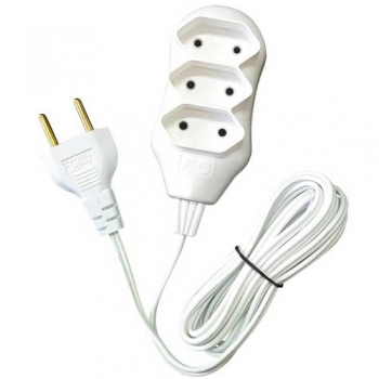 EXTENSAO FC 3M CABO PL SACO BCO