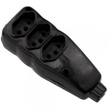 TOMADA EM BARRA FC 2P+T 3T 20A PTO