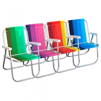 CADEIRA PRAIA/VARANDA BOTAFOGO ALTA STANDART ALUMIN SORTIDA REF CAD0047