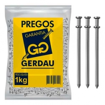 PREGO C/C DUPLA 18X27 GERDAU 1KG REF 117000169