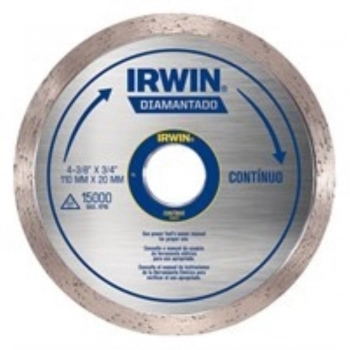 DISCO DIAMANT. IRWIN LISO 4.1/2\" 110MM REF IW13891