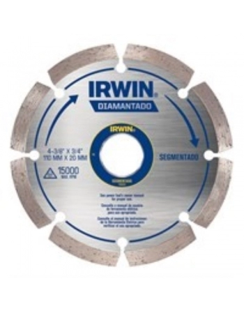 DISCO DIAMANT. IRWIN SEGMENT 4 1/2\\\" - 110