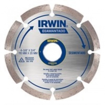 DISCO DIAMANT. IRWIN SEGMENT 4 1/2\" 110MM REF IW13892