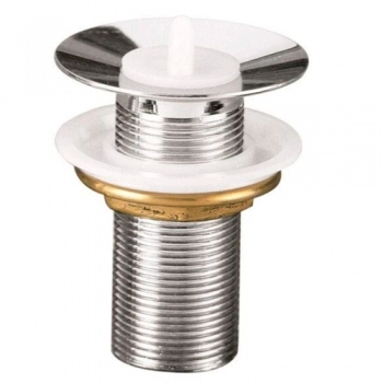 VALVULA LAVATORIO ALPHA S/LADRAO METAL CR REF VL001