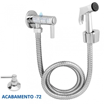 DUCHA HIGIENICA ALPHA 1/4V C72 1740 METAL CR REF DHM004