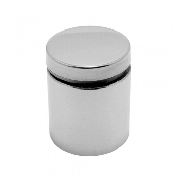 ESPAÇADOR DE VIDRO (01) 2,5CM CRO METAL REF 6011P