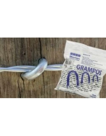 GRAMPO CERCA MORLAN 9X7/8\\\" POL AROEIRA 1KG