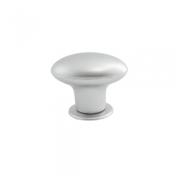 PUXADOR VILLAGE GRANDE 1 FURO ALUMINIO FOSCO ABS REF 7300GF