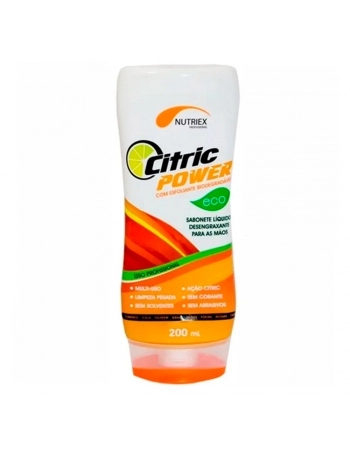 SAB LIQ DESENGR CITRIC POWER ECO C/ESFOLIANTE 200ML NUTRIEX (N)