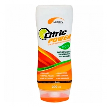 SAB LIQ DESENGR CITRIC POWER ECO C/ESFOLIANTE 200ML NUTRIEX (N)