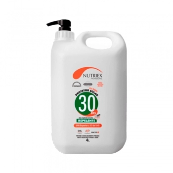 PROT SOLAR FPS 30 1/3 UVA C/REPELENTE 4L NUTRIEX