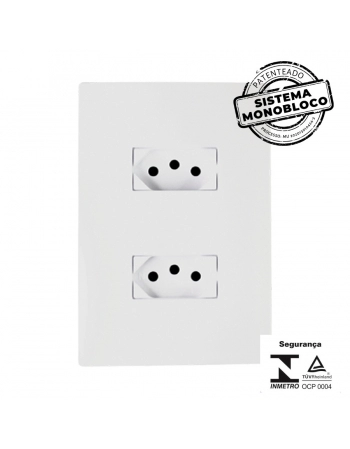 CJ ILUMI 2 TOMADA 20A MONOBLOCO I9 250V REF 94121 (N)