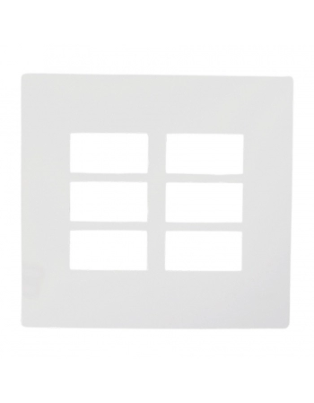 PLACA ILUMI 4X4 6 MODULO C/SUPORTE I9 REF 97090