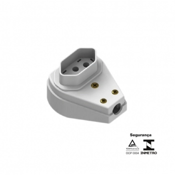 FEMEA ILUMI PRENSA CABO GIGANTE 2P+T 20A 250V CZ PCT 10PCS REF 1449PCT (N)