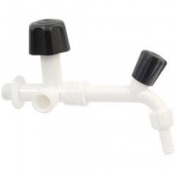 TORNEIRA HERC TANQUE+MAQ 10 CM 1/2 BCO/PTO C/BICO REF 248