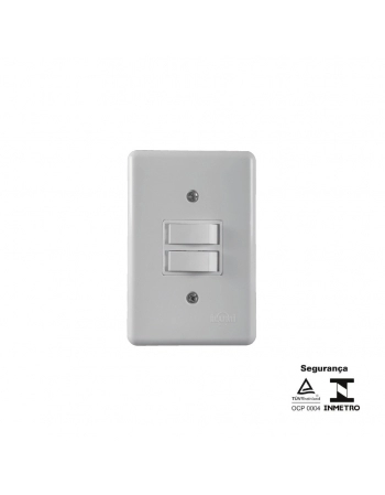 CJ ILUMI INTER SIMPLES+INTER PARALELO 6A 250V STYLUS REF 2023 (N)