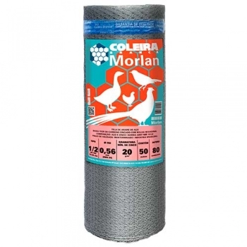 TELA VIVEIRO MORLAN 1/2\" F24 0,80X50M