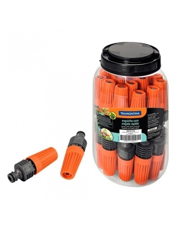 ESGUICHO TRAMONTINA ENGATE RAPIDO C/JATO REG. POTE 34PCS