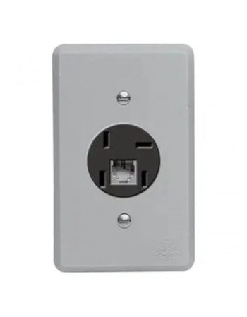 CONJ C/PL GRIS FAME 1 TOM.P/TEL.RJ11*