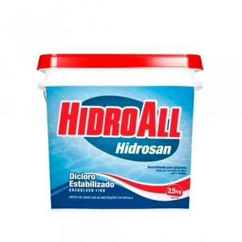 CLORO GRANULADO HIDROSAN PLUS 2,5KG HIDROALL (N)