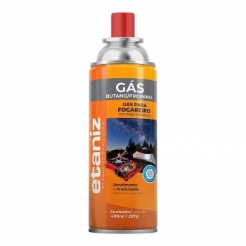 GAS P/ FOGAREIRO ETANIZ 400ML/227G REF 48125