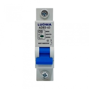 DISJUNTOR LUKMA (04) DIN UNIP 25A C REF 34005 (N)