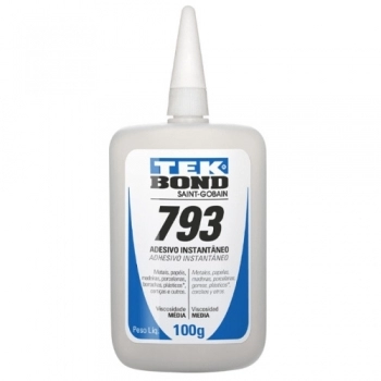 COLA INSTANTANEA TEK BOND 793 C/BICO ANTIENTUPIMENTO 100G REF 20571002700 (N)