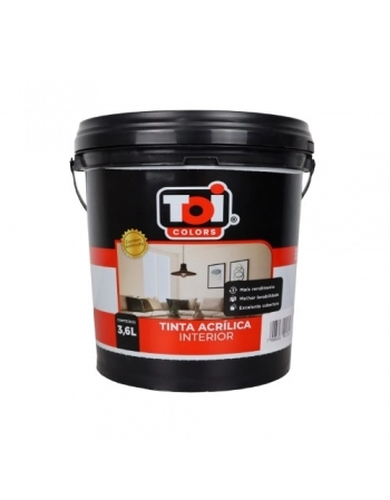 TINTA LATEX 1-TOI ACRILICA INTERIOR BCO 3,6 LT GALAO (N)