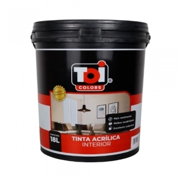 TINTA LATEX 1-TOI ACRILICA INTERIOR BCO 18 LT BALDE (N)