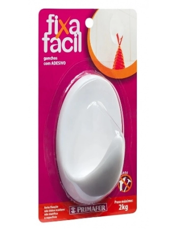 GANCHO ADESIVO PRIMAFER RED 1PC 2KG REF 2505 (T)
