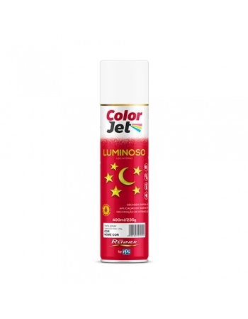 SPRAY FUNDO COLOR JET RENNER LUMINOSO BCO 400ML (N)