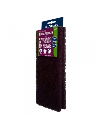 MANTA ABRASIVA ATLAS ELIMINA FERRUGEM 115X290MM