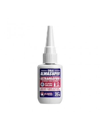 COLA INSTANTANEA ALMASUPER AEP401 C/BICO ANTIENTUPIMENTO 20G (N)