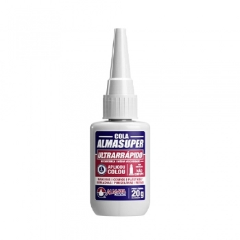 COLA INSTANTANEA ALMASUPER AEP401 C/BICO ANTIENTUPIMENTO 20G (N)