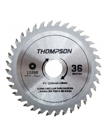 SERRA CIRCULAR MAD THOMPSON 4.3/8\" X 36D